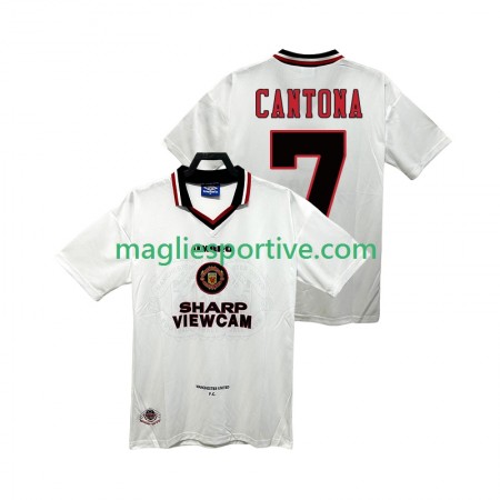 Completo Calcio Manchester United CANTONA 7 Retro Divisa Trasferta 1996 1997